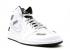 Air Jordan 1 Baron White Black Silver 325514-102