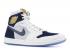Air Jordan 1 Hi Flyknit Re2pect Navy Sail Midnight Gold Metallic AH7233-105