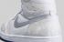 Air Jordan 1 High - Laser White Metallic Silver 705289-100