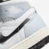 Air Jordan 1 High CMFT 2 Chrome Swoosh Metallic Silver Wolf Grey Black Sail FJ4652-100