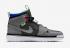 Air Jordan 1 High React Grey White Black Multi-Color Shoes AR5321-002