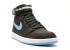 Air Jordan 1 High Strap Blue White University Black 342132-041