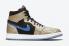 Air Jordan 1 High Zoom Air CMFT Gold Laser Black Blue DQ0659-700