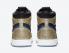 Air Jordan 1 High Zoom Air CMFT Gold Laser Black Blue DQ0659-700