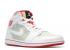 Air Jordan 1 Retro Hare Light White True Silver Red 374454-011