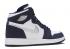 Air Jordan 1 Retro High Cojp Gs Midnight Navy 2020 White Silver Metallic 575441-141