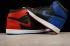 Air Jordan 1 Retro High OG Black Blue Red Mens Basketball Shoes 555088-236