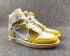 Air Jordan 1 Retro High OG SP White Yellow Grey Shoes AQ0818-150