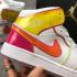 Air Jordan 1 Retro High OG SP White Yellow Red Multi-Color Shoes CV4811-100