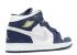 Air Jordan 1 Retro Midnight Navy White Silver Metallic 136065-101