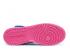 Air Jordan Girls 1 Hi Strap Gs Blue White Pink Tchn Tchnbl Vivid 343184-441
