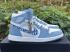 Dior x Air Jordan 1 High White Blue Baskeball Shoes CN8607-041