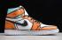 New Air Jordan 1 High Fire Dragon Orange Black White Blue 556298 008