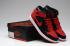 Nike Air Jordan I 1 Retro High Shoes Leather Black Red 555088-001