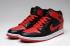 Nike Air Jordan I 1 Retro High Shoes Leather Black Red 555088-001