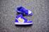 Nike Air Jordan I 1 Retro Kid Shoes Blue White Gold 575441