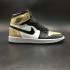 Nike Air Jordan I 1 Retro Men Basketball Shoes Top 3 Black Gold 861428-001