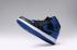 Nike Air Jordan I 1 Retro Mens Shoes Leather Black Blue 555088 085