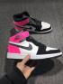 Nike Air Jordan Retro I 1 High Valentine Day Pink 3M Women Shoes 881426-009