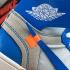 OFF WHITE x Nike Air Jordan 1 Powder Blue Men Basketball Shoes White Sky Blue