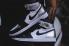 Wmns Air Jordan 1 High OG Metallic Silver White Black Shoes CD0461-001