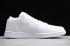 2020 Air Jordan 1 Low Triple White Mens Basketball Shoes 553558 111