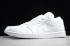 2020 Air Jordan 1 Low Triple White Mens Basketball Shoes 553558 111