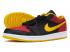 Air Jordan 1 Low Black University Gym Red Gold Mens Shoes 553558-035