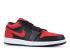 Air Jordan 1 Low Bred Gym Black White Red 553558-013