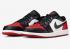 Air Jordan 1 Low Bred Toe 2.0 White Varsity Red White Black 553558-161