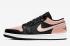 Air Jordan 1 Low Crimson Tint Black Pink Basketball Shoes 553558-034