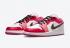 Air Jordan 1 Low GS Pink Red White Pinksicle Balck Shoes 553560-162