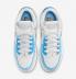 Air Jordan 1 Low GS White University Blue Game Royal University Red FN8895-141