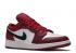 Air Jordan 1 Low Gs Noble White Black Red 553560-604
