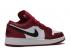 Air Jordan 1 Low Gs Noble White Black Red 553560-604