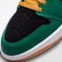 Air Jordan 1 Low SE Holiday Special Malachite Black Taxi Fire Red DQ8422-300