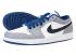 Air Jordan 1 Low True Blue Cement Grey Black White Mens Shoes 553558-103