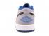 Air Jordan 1 Low True Blue Cement Grey Black White Mens Shoes 553558-103