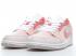 Air Jordan 1 Low White Pink Grey Shoes DM5443-666