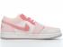 Air Jordan 1 Low White Pink Grey Shoes DM5443-666