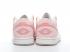 Air Jordan 1 Low White Pink Grey Shoes DM5443-666