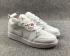 Air Jordan 1 Low White Pink Unisex Basketball Shoes 554723-010