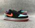Air Jordan 1 Low White Purple Orange Black Basketball Shoes 554723-083