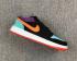 Air Jordan 1 Low White Purple Orange Black Basketball Shoes 554723-083