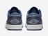 Air Jordan 1 Low White Steel Blue Shoes 553558-414