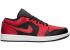 Air Jordan 1 Retro Low Bred Black White Gym Red Mens Shoes 553558-001