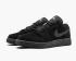 Air Jordan 1 Retro Low GS Triple Black Kids Basketball Shoes 553560-019