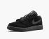 Air Jordan 1 Retro Low GS Triple Black Kids Basketball Shoes 553560-019