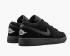 Air Jordan 1 Retro Low GS Triple Black Kids Basketball Shoes 553560-019