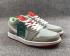 Air Jordan 1 Retro Low Green Red White Basketball Shoes 55355-021
